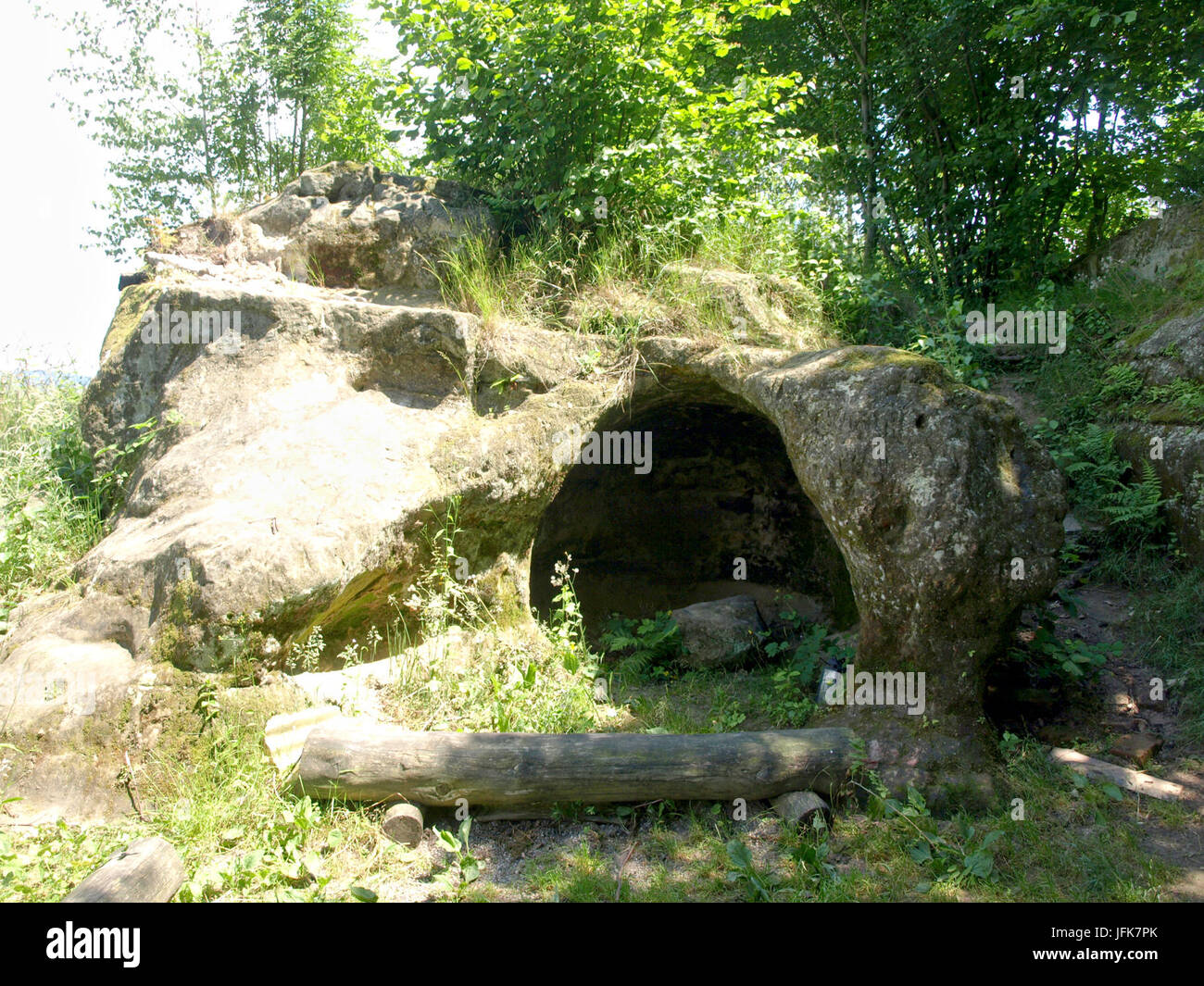 2014.06.17 - Ruprechtshofen - römischen Felsengräber Schlattenbauer - 01 Stockfoto