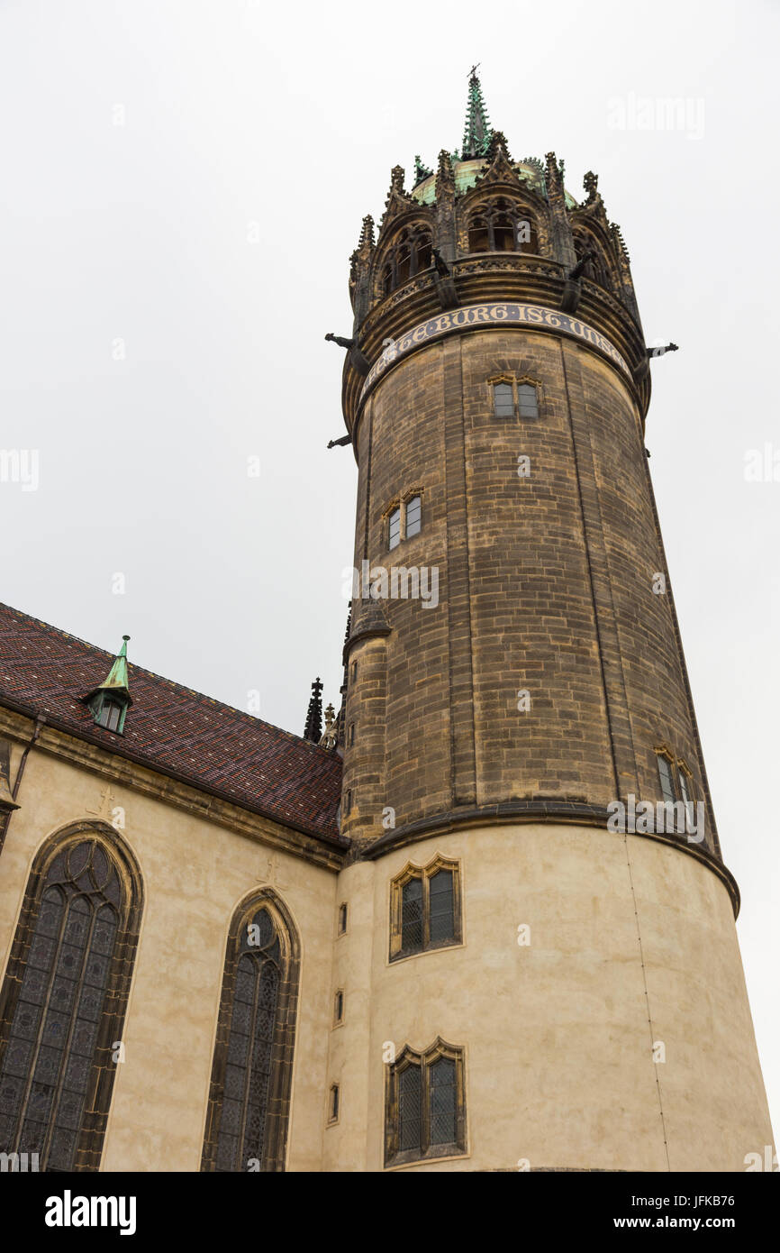 Schloss Kirche Turm Stockfoto