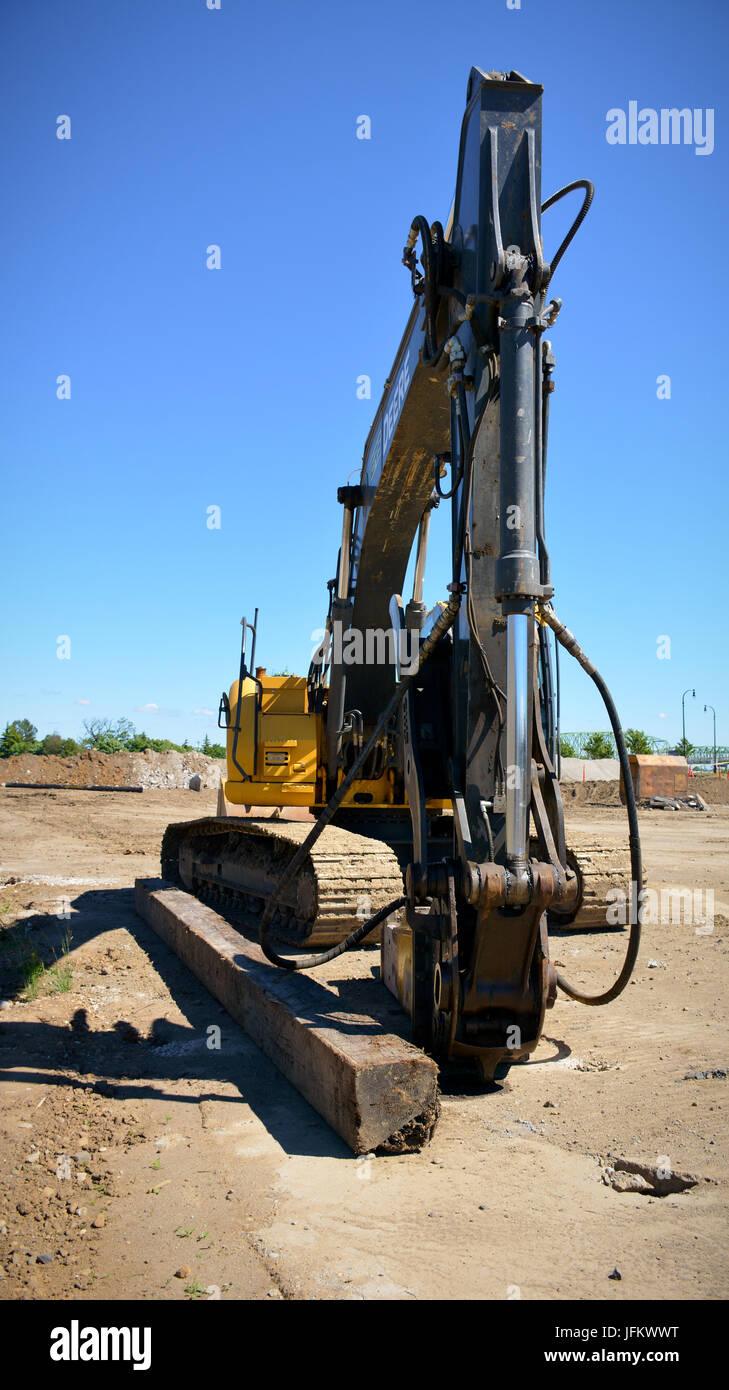 Baumaschinen Baugeräte Stockfoto