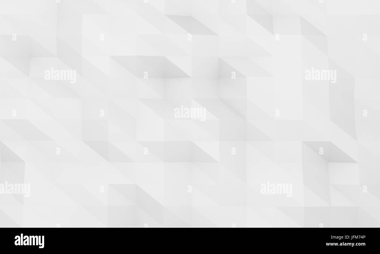 Grau weiße polygonalen abstrakte geometrische reinen einfachen Hintergrund. Stockfoto