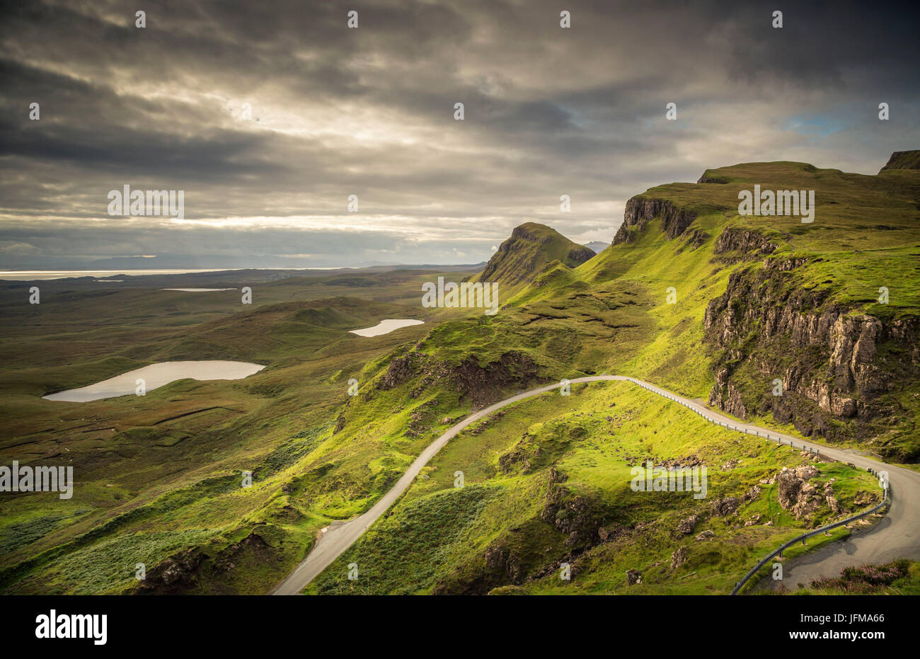 Quiraing, Isle Of Skye, Schottland Stockfoto