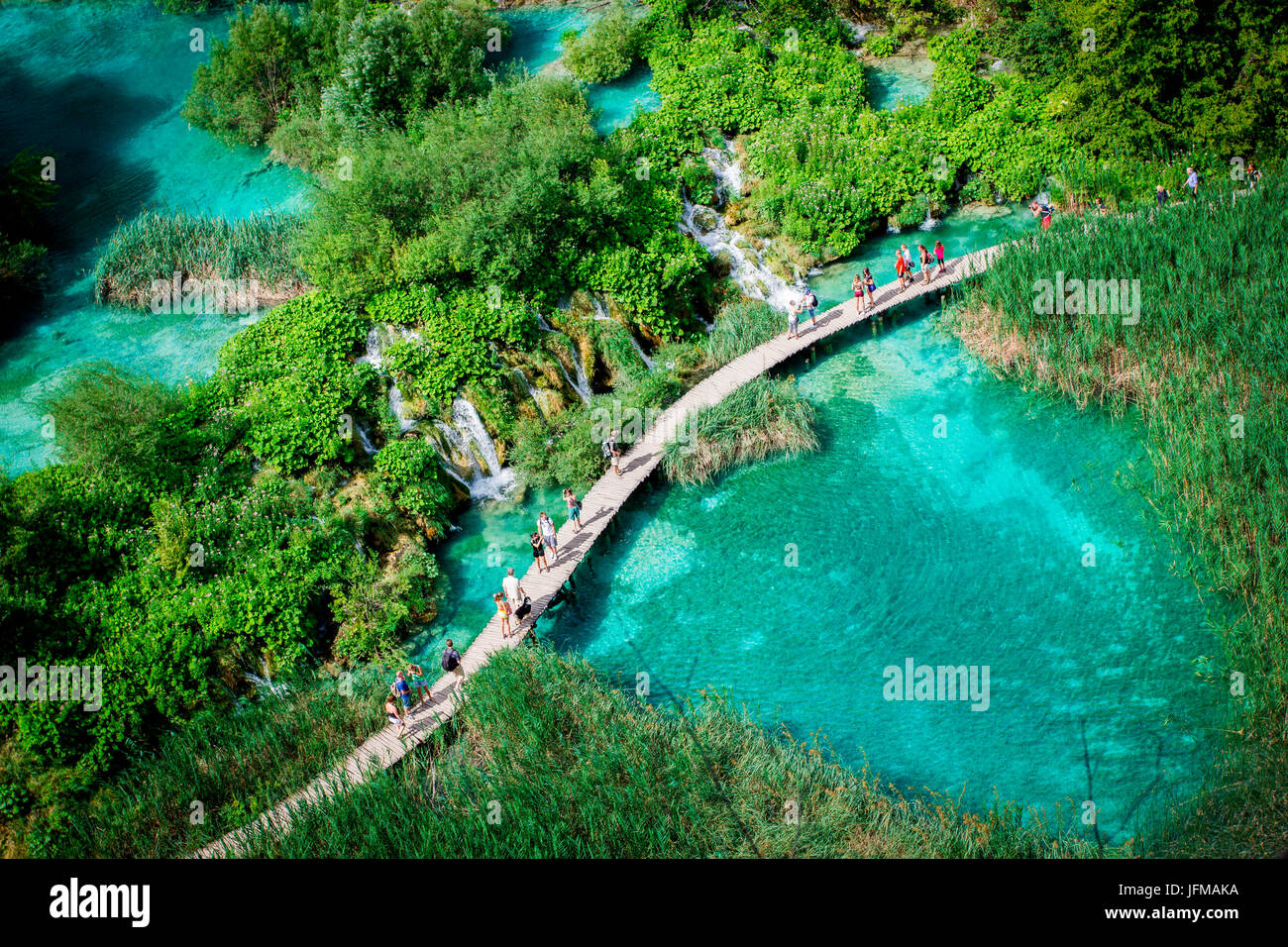 Nationalpark Plitvicer Seen, Kroatien, Europa Stockfoto