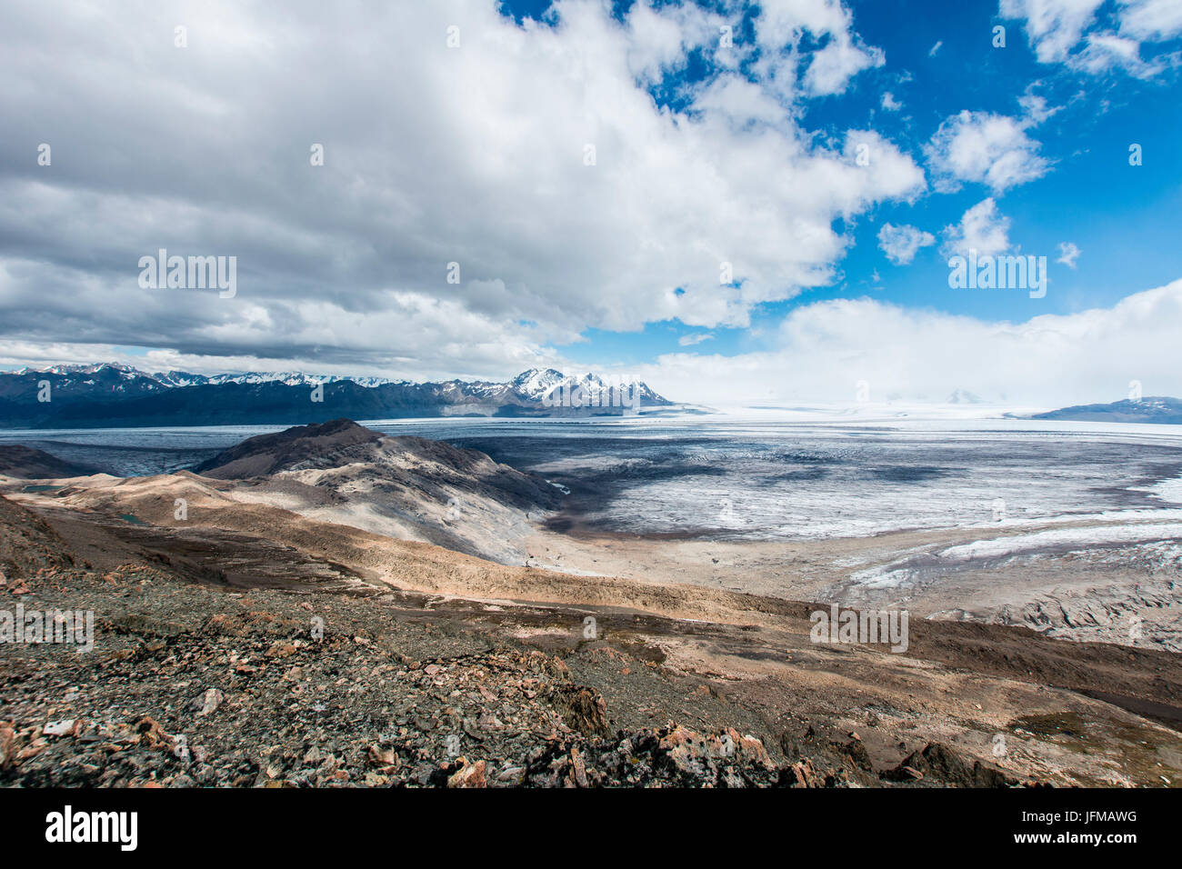 Südamerika, Ande Berge, Argentinien, Patagonien, El Chalten, Glacier Viedma Stockfoto