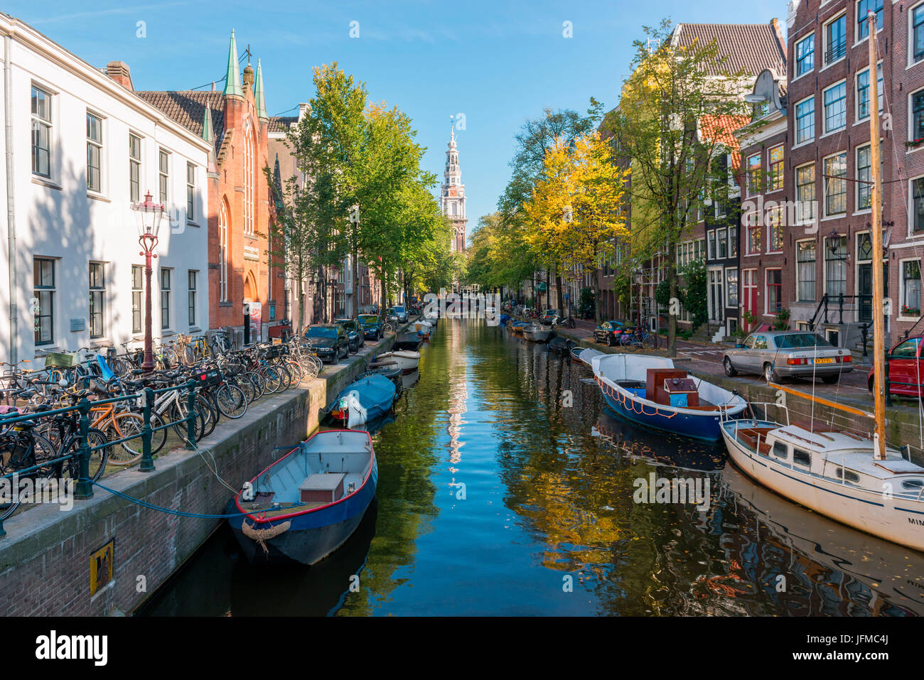 Den Niederlanden, Europa, Kanal, Stockfoto