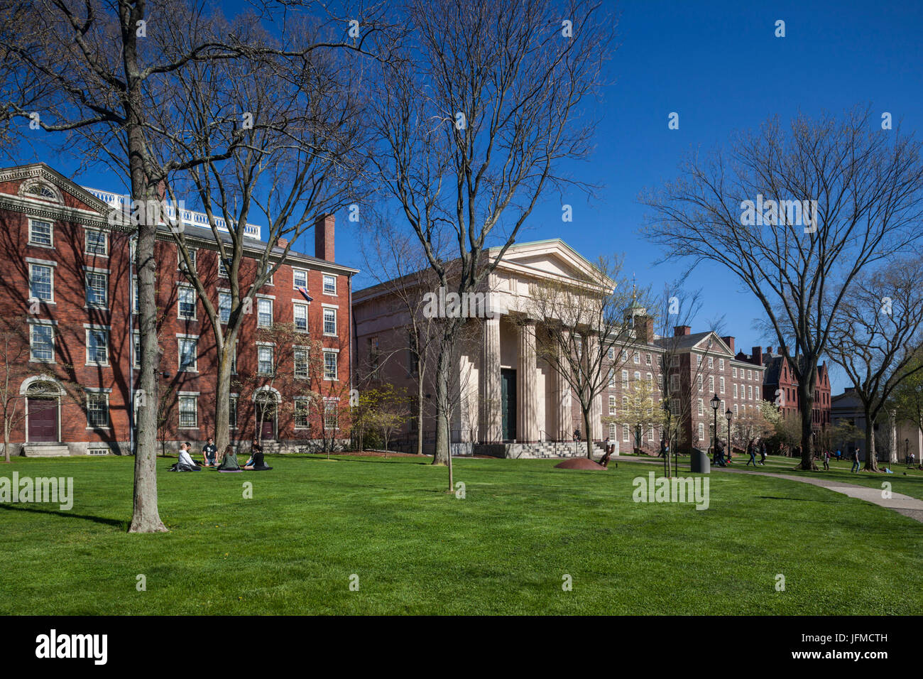 USA, Rhode Island, Brown University, Providence Efeu-Liga-Uni-campus Stockfoto