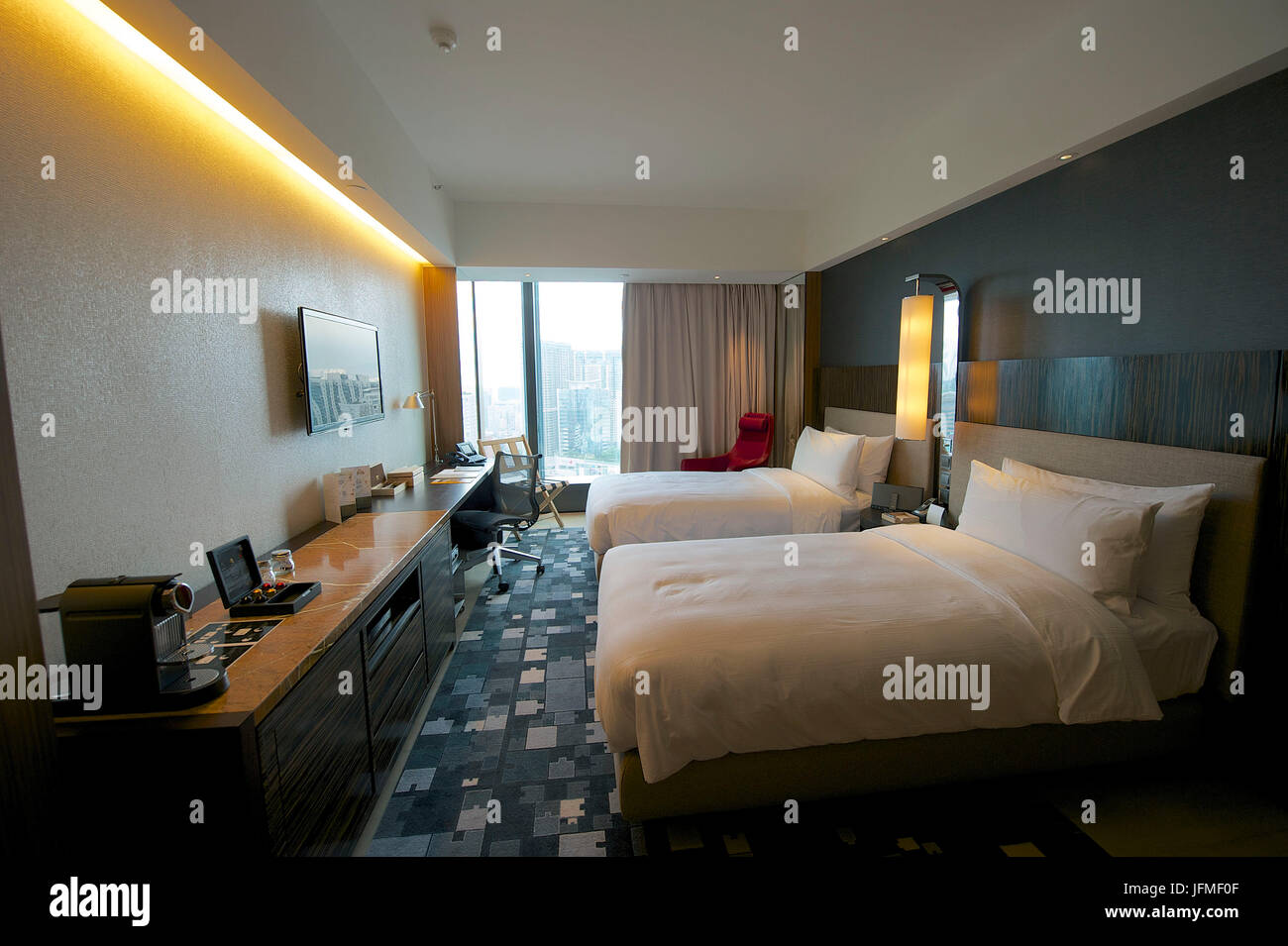 China, Hongkong, Kowloon, Hotel Icon Stockfoto