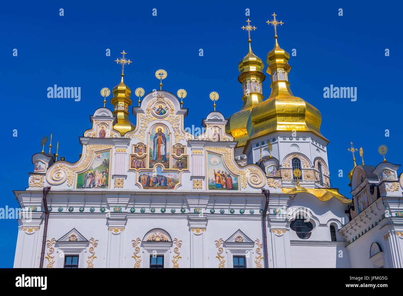 Klosters Pechersk Lavra in Kiew, Ukraine. Die Pechersk Lavra ist UNESCO-Weltkulturerbe seit 1990 Stockfoto