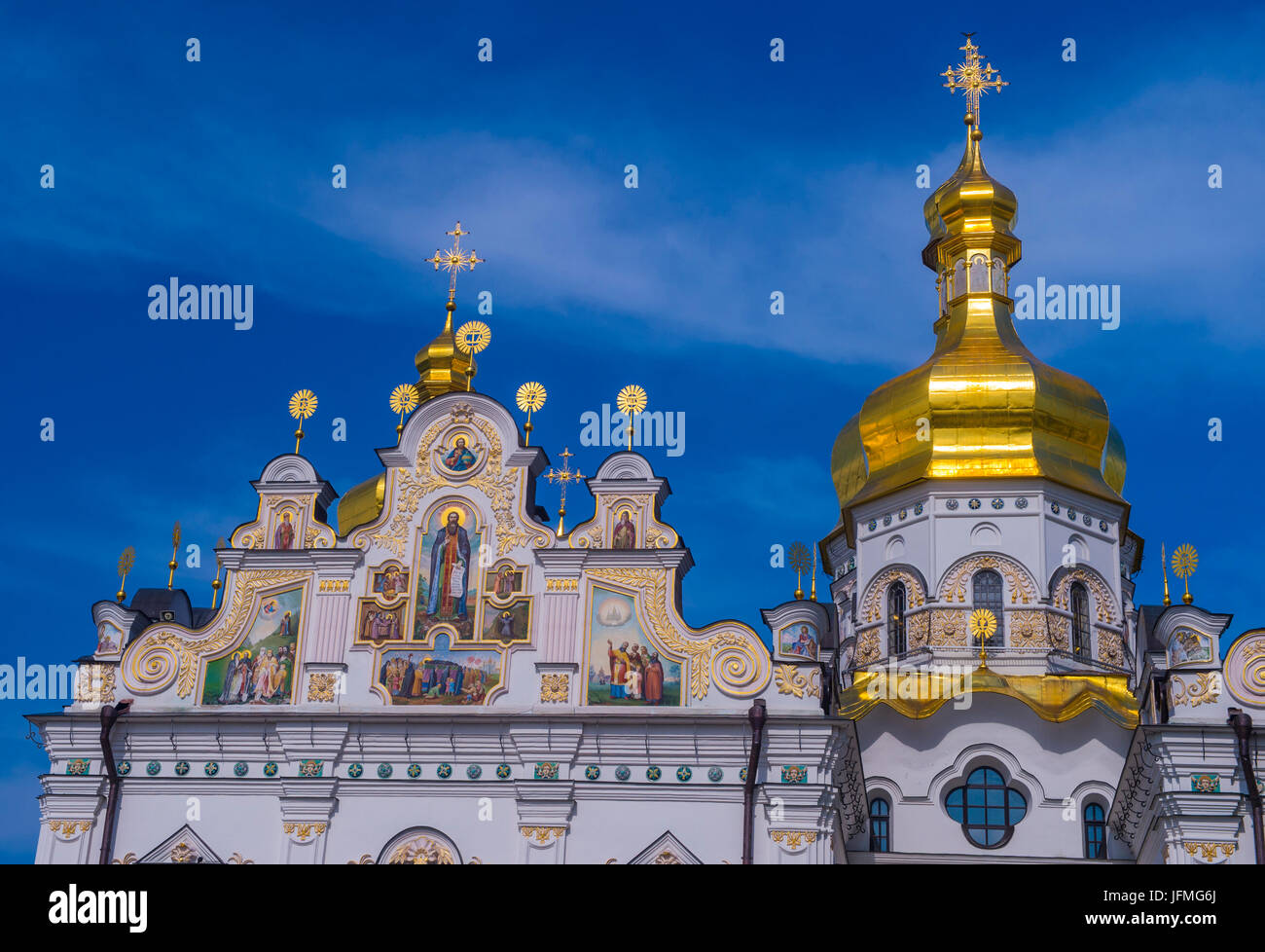 Klosters Pechersk Lavra in Kiew, Ukraine. Die Pechersk Lavra ist UNESCO-Weltkulturerbe seit 1990 Stockfoto
