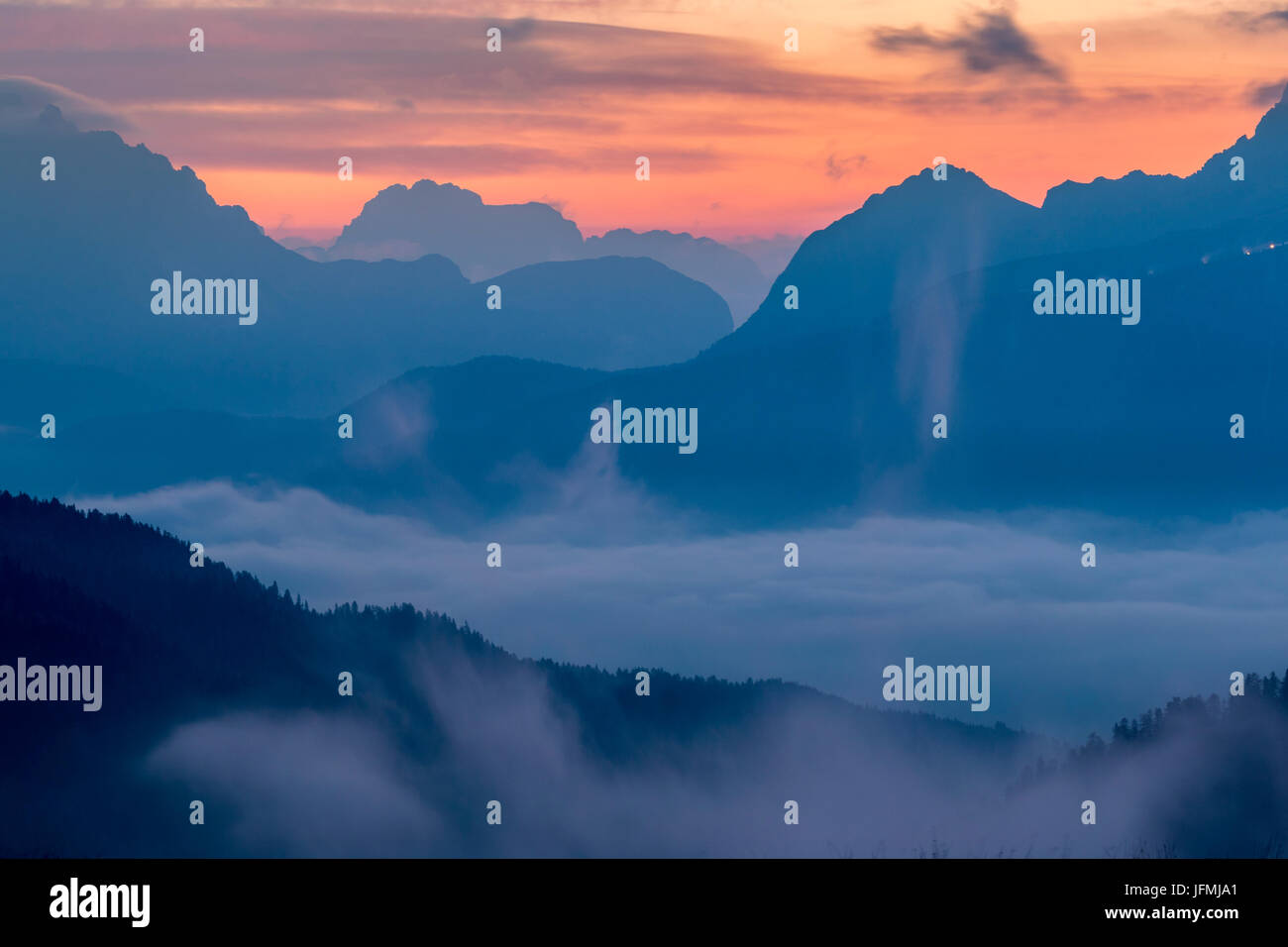 Passo Falzarego, Provinz Belluno, Region Venetien, Italien, Europa. Stockfoto