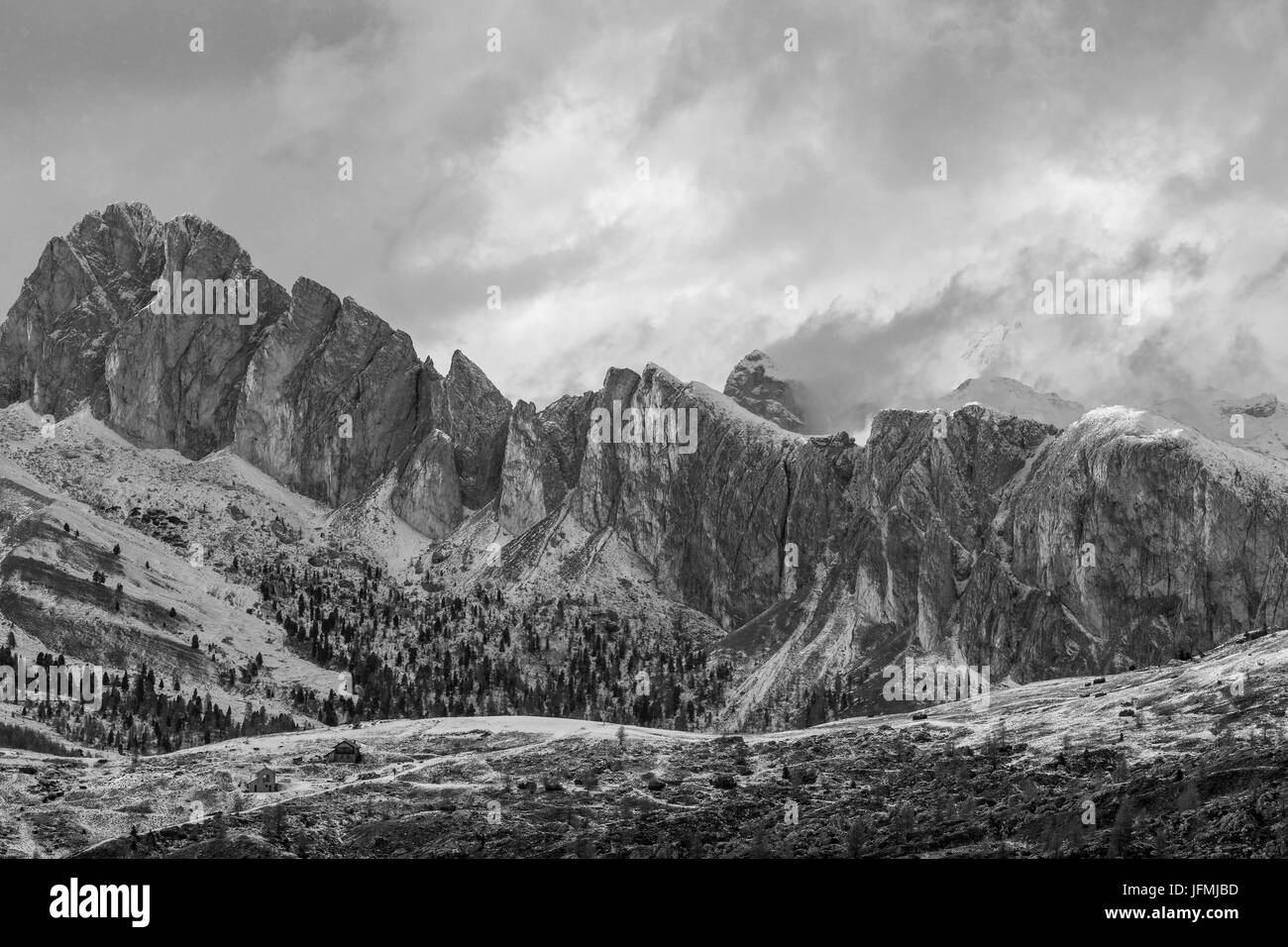Passo Giau, Cortina D'Ampezzo, Provinz Belluno, Region Venetien, Italien, Europa. Stockfoto