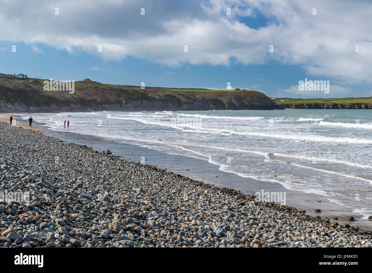 Whitesands Bay, Pembrokeshire Coast National Park, Wales, Vereinigtes Königreich, Europa. Stockfoto