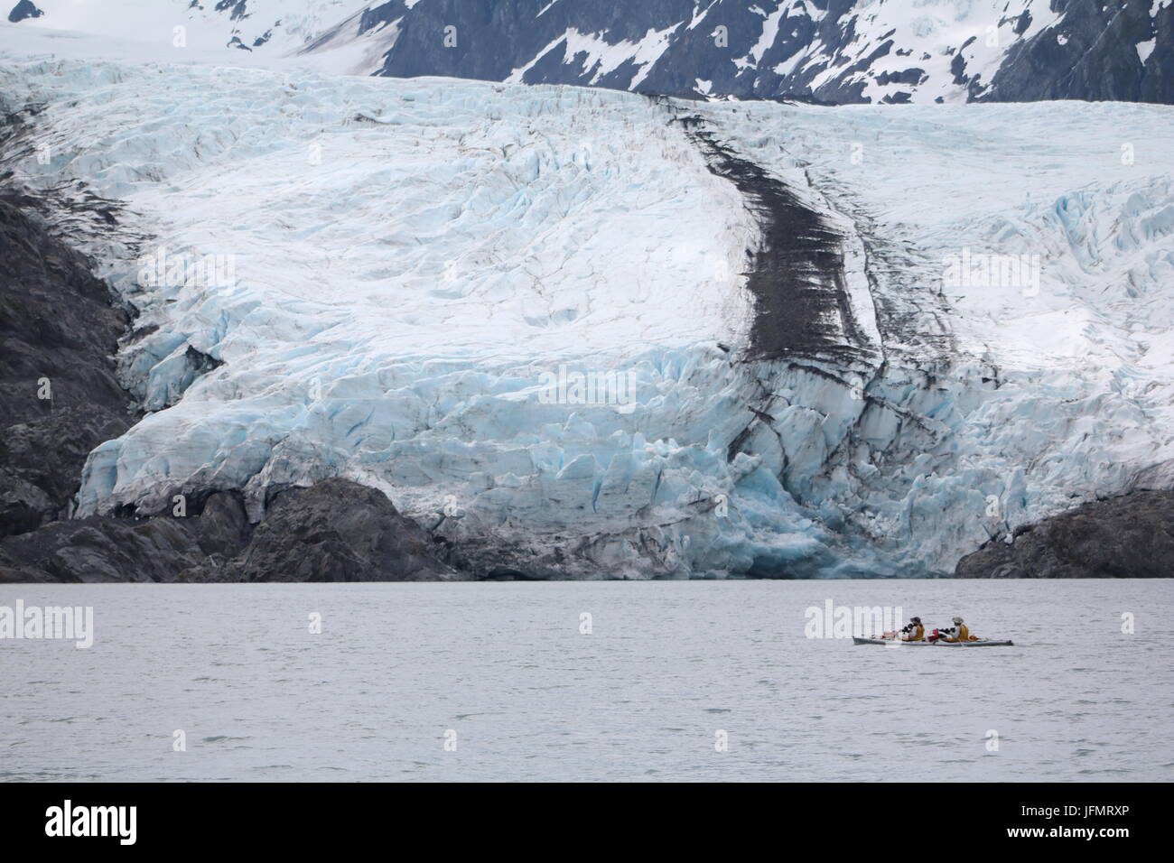 Schnee Caped Berge in der Great Alaskan im Freien Stockfoto
