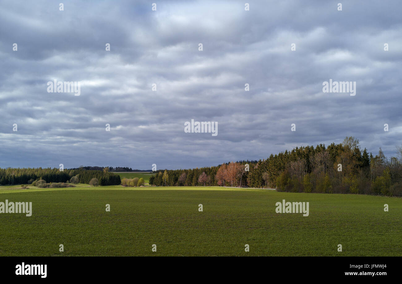 Landschaft in Oberfranken Stockfoto