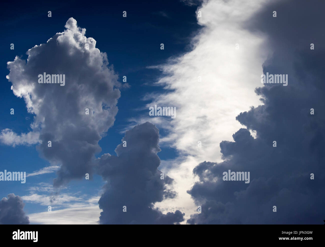 Extremwetter im äußersten Westen von Texas. Stockfoto