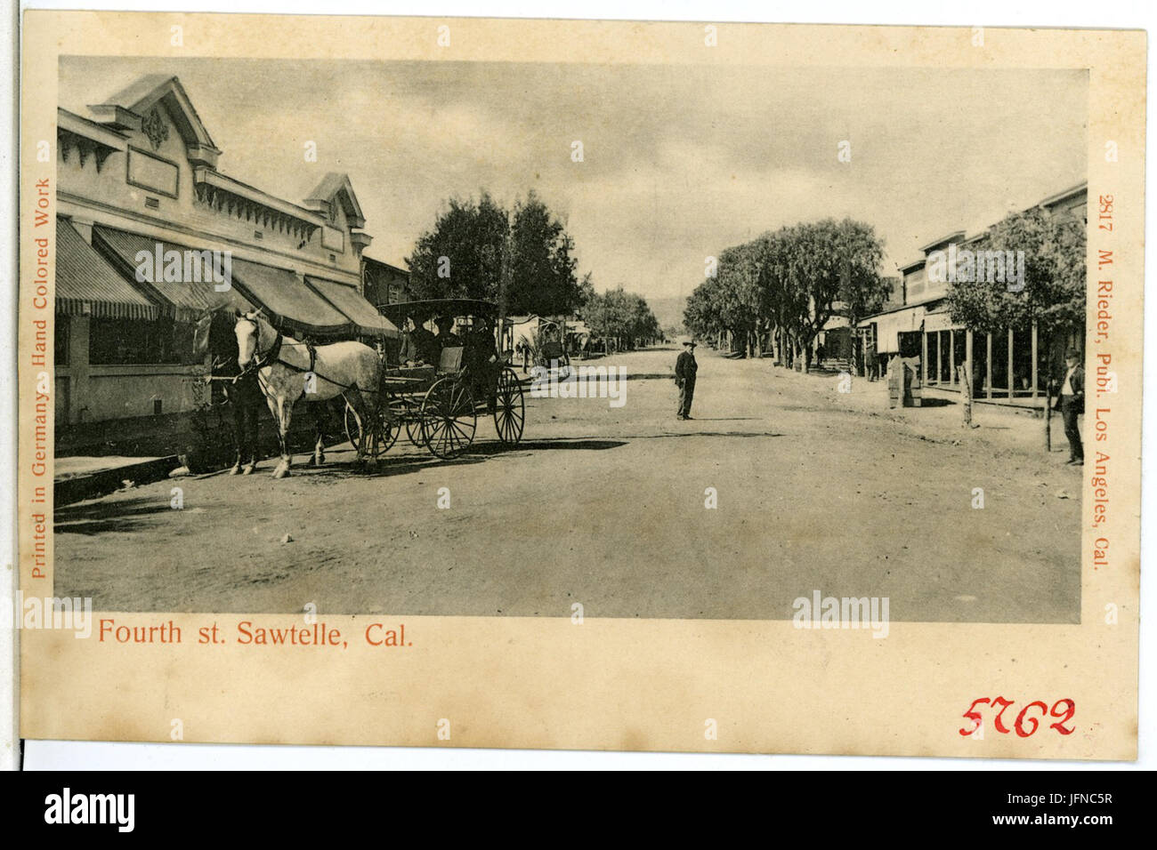 05762, Sawtelle, 1905-Viertel st. Sawtelle-Brück & Sohn Kunstverlag Stockfoto