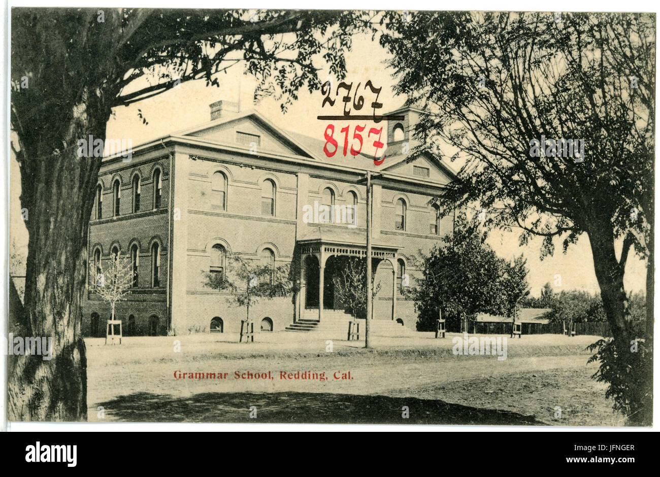 08157-Redding, Cal-1906-Gymnasium-Brück & Sohn Kunstverlag Stockfoto