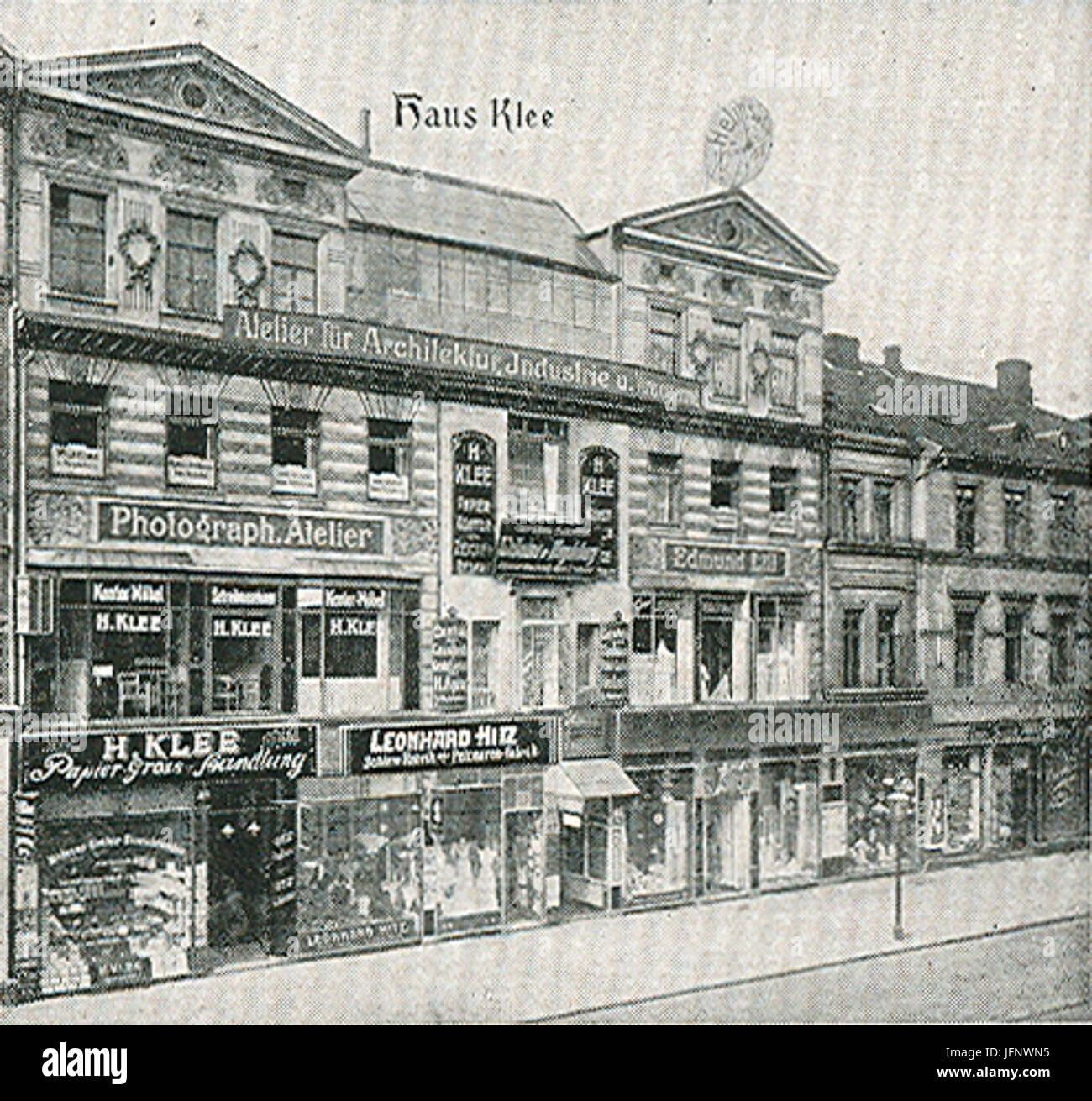 1910er Jahre ca. Haus Heinrich Klee Georgstraße 14 Hannover Edmund Lill Leonhard Hitz Stockfoto