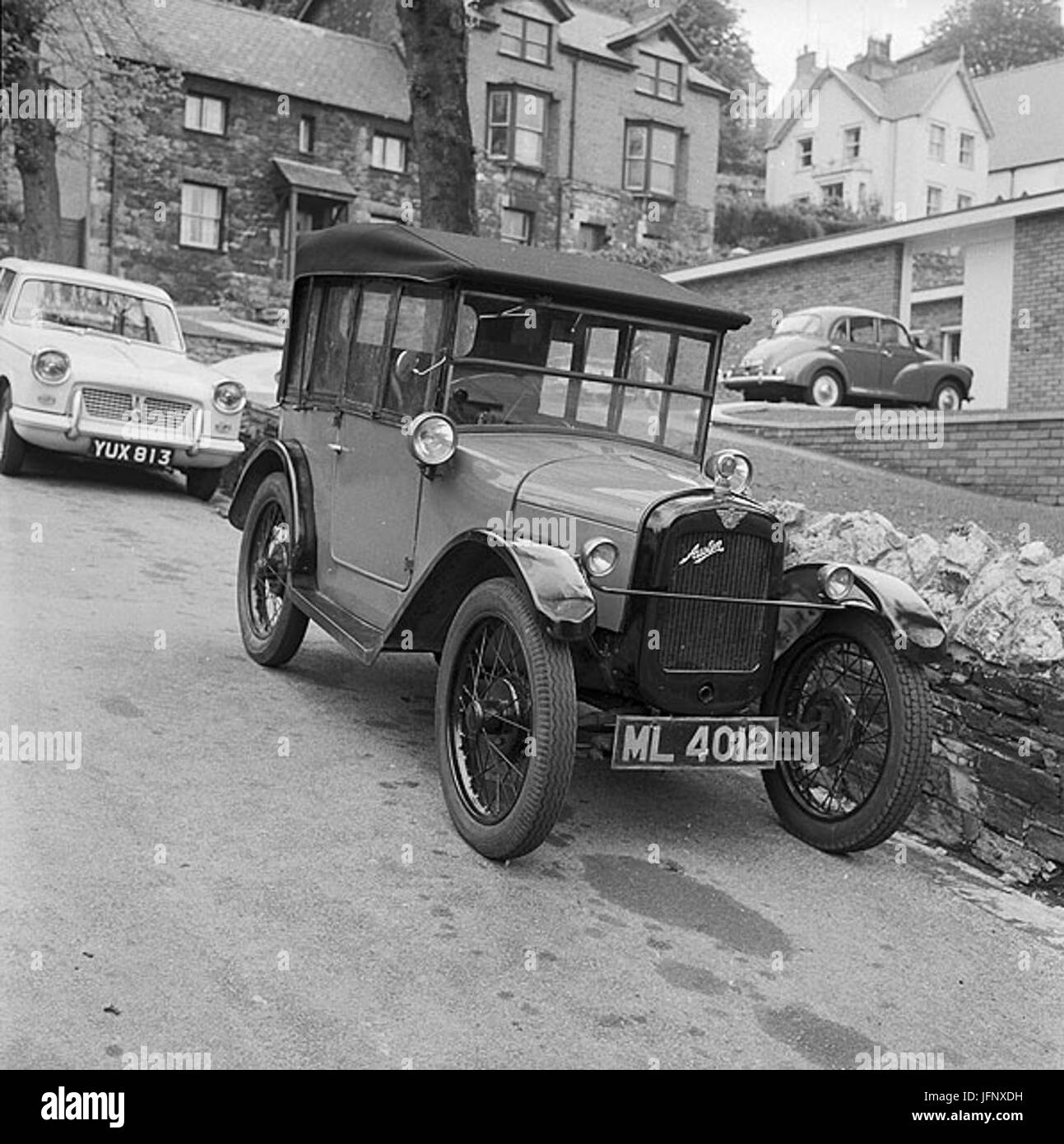 19 Austin 7 außerhalb der Schüler Union an Bangor 281715651230129 Stockfoto