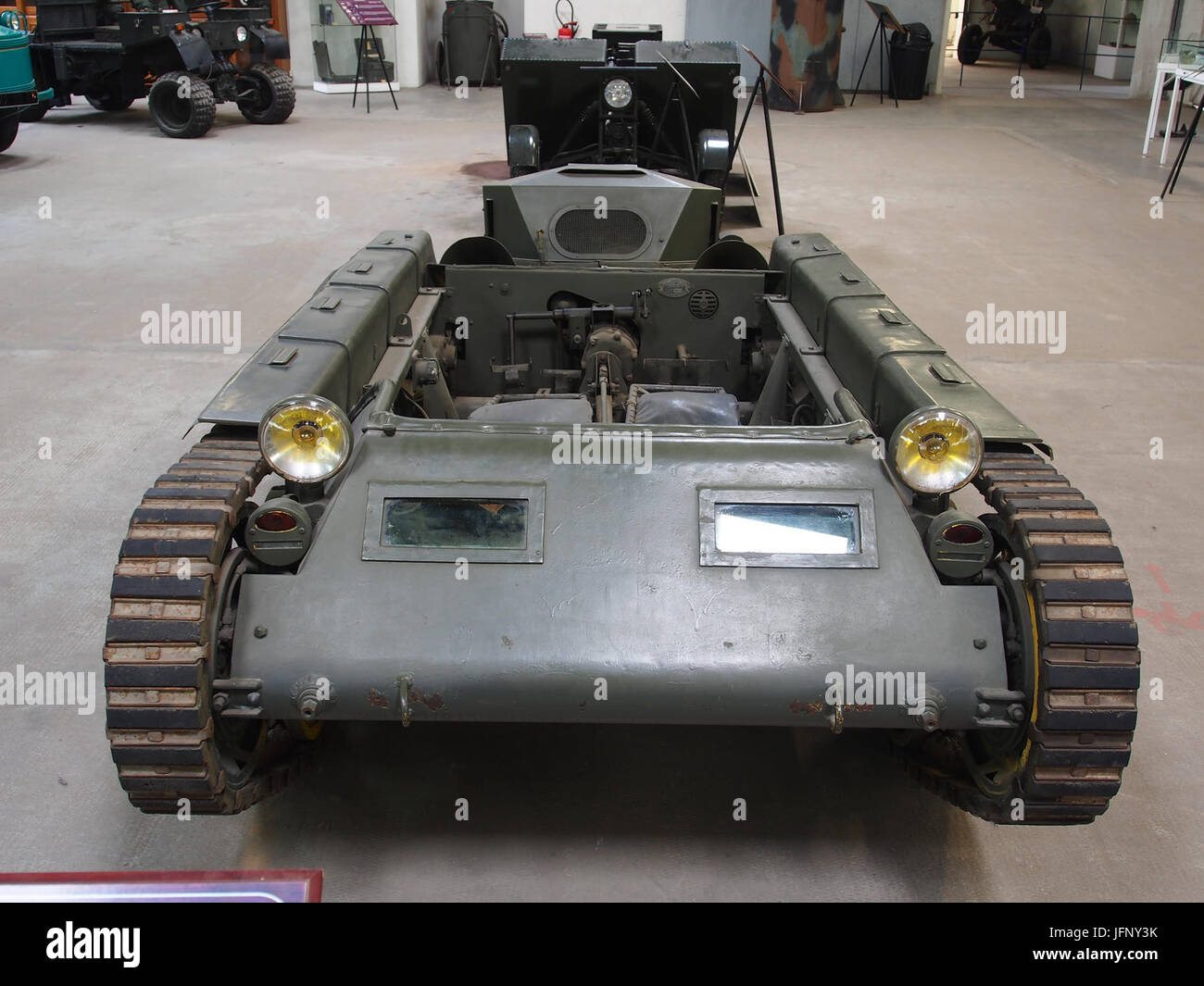 1955 Fouga 90, VP Tanks in der Musée des Blindés, Frankreich, Bild-2 Stockfoto