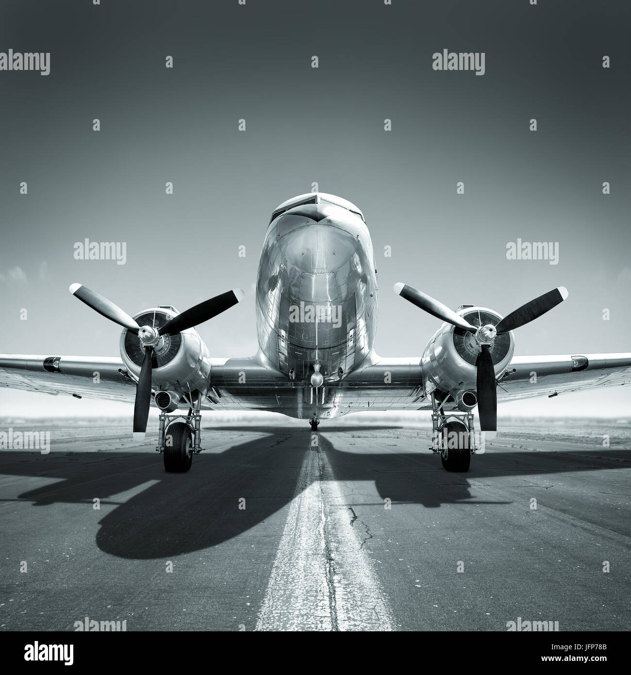 Historische Flugzeug Stockfoto