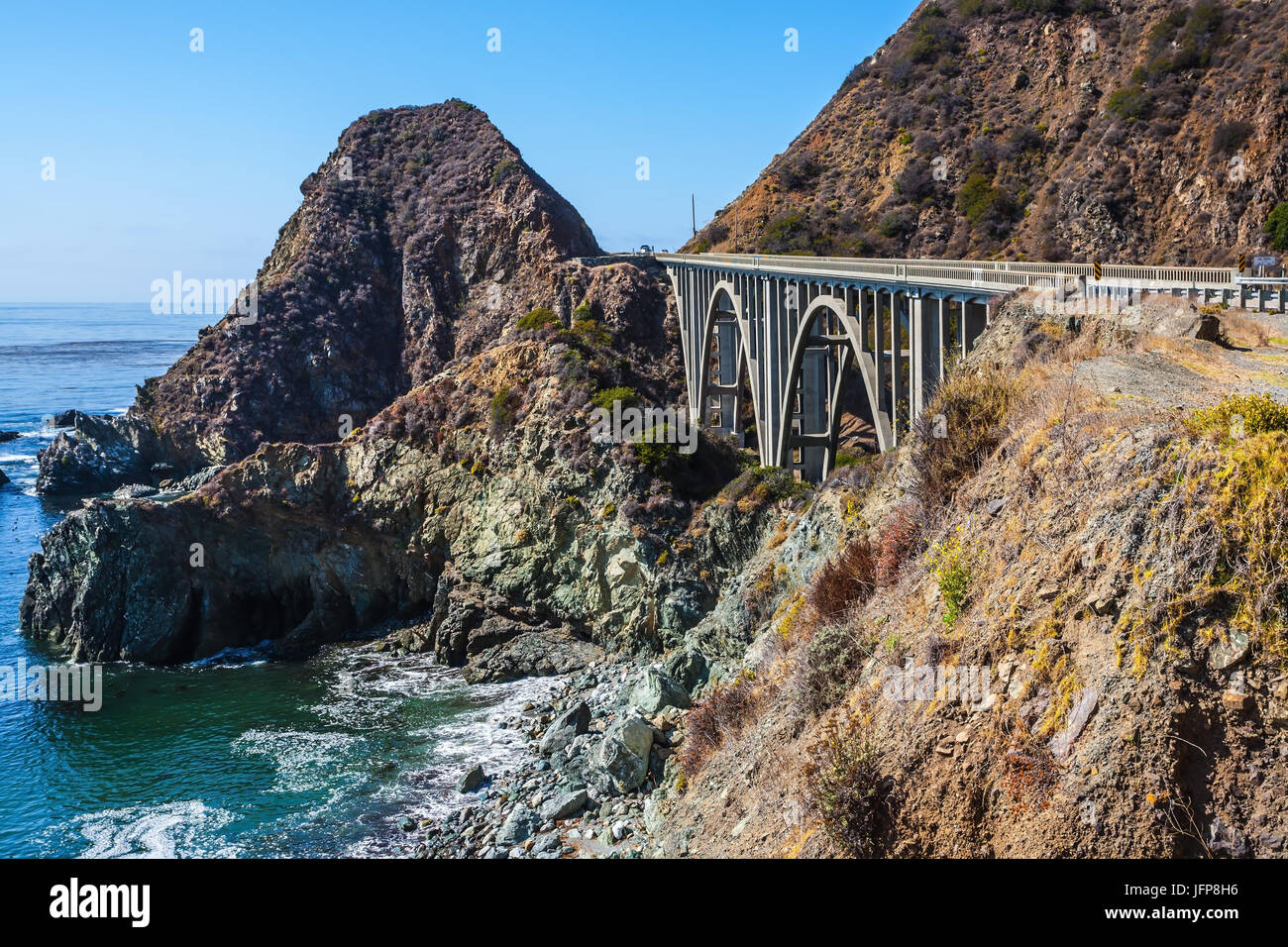 Große Bogen Viadukt Stockfoto