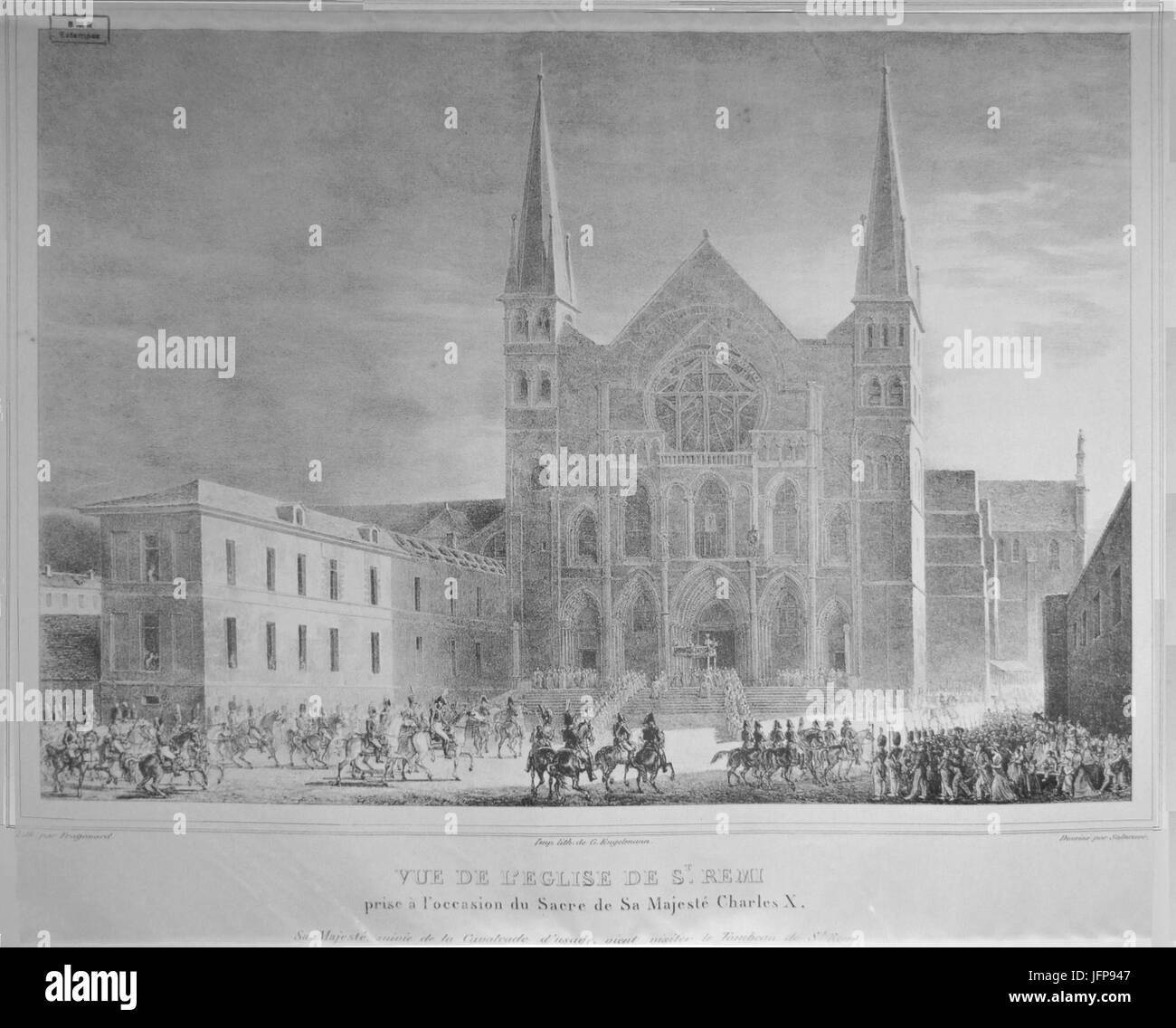 Abbaye et Église Sacre de Charles X Stockfoto