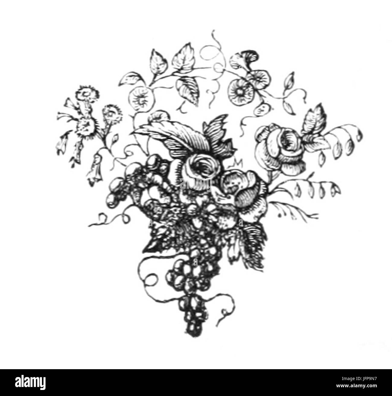 Über uns - pour Le Décaméron du Salon de Peinture 1881-0128 Stockfoto