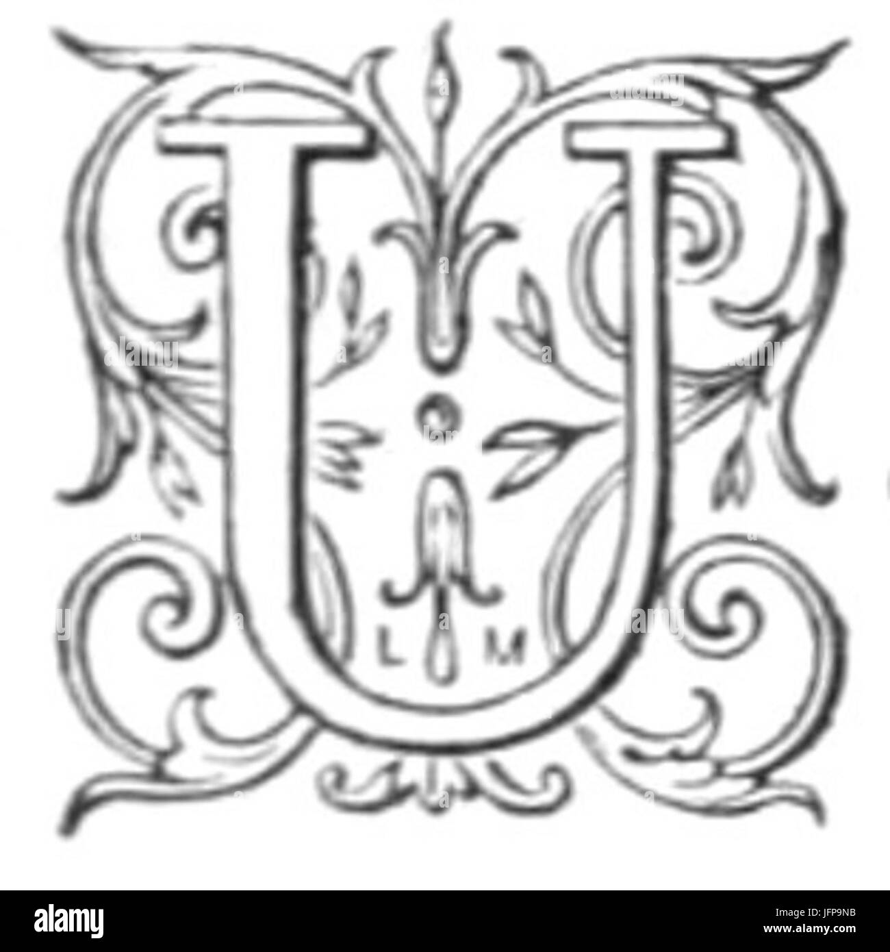 Über uns - pour Le Décaméron du Salon de Peinture 1881-0131-L Stockfoto