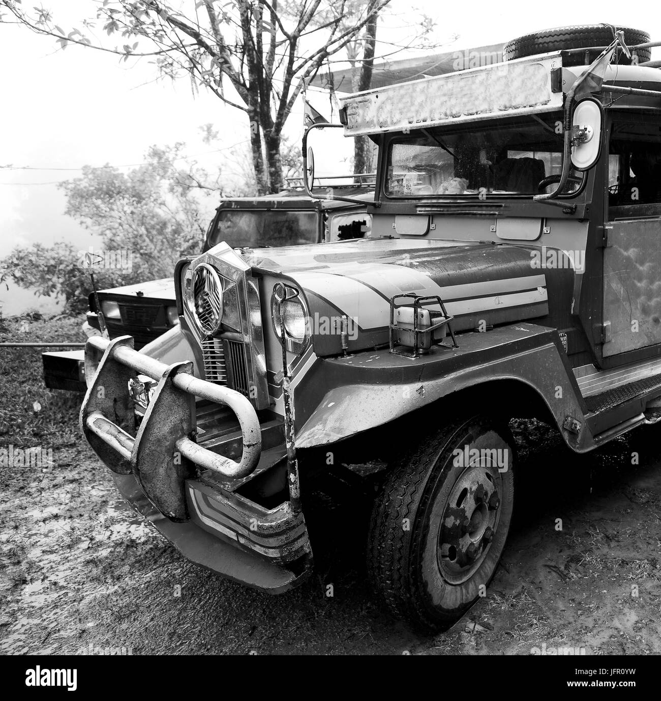 in Asien Philipphines die typischen Bus für touristische Transport Stockfoto