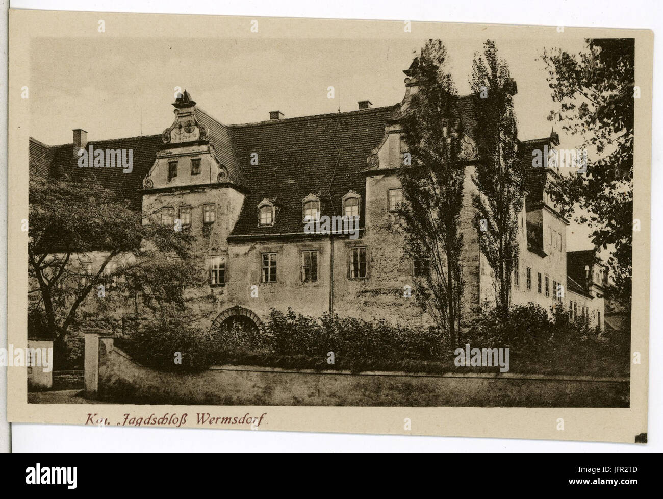 13017-Wermsdorf-1911-königlichen Jagdschloß-Brück & Sohn Kunstverlag Stockfoto