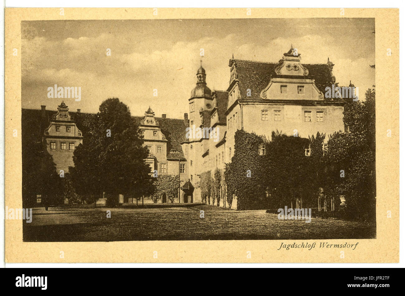 13019-Wermsdorf-1911-königlichen Jagdschloß-Brück & Sohn Kunstverlag Stockfoto