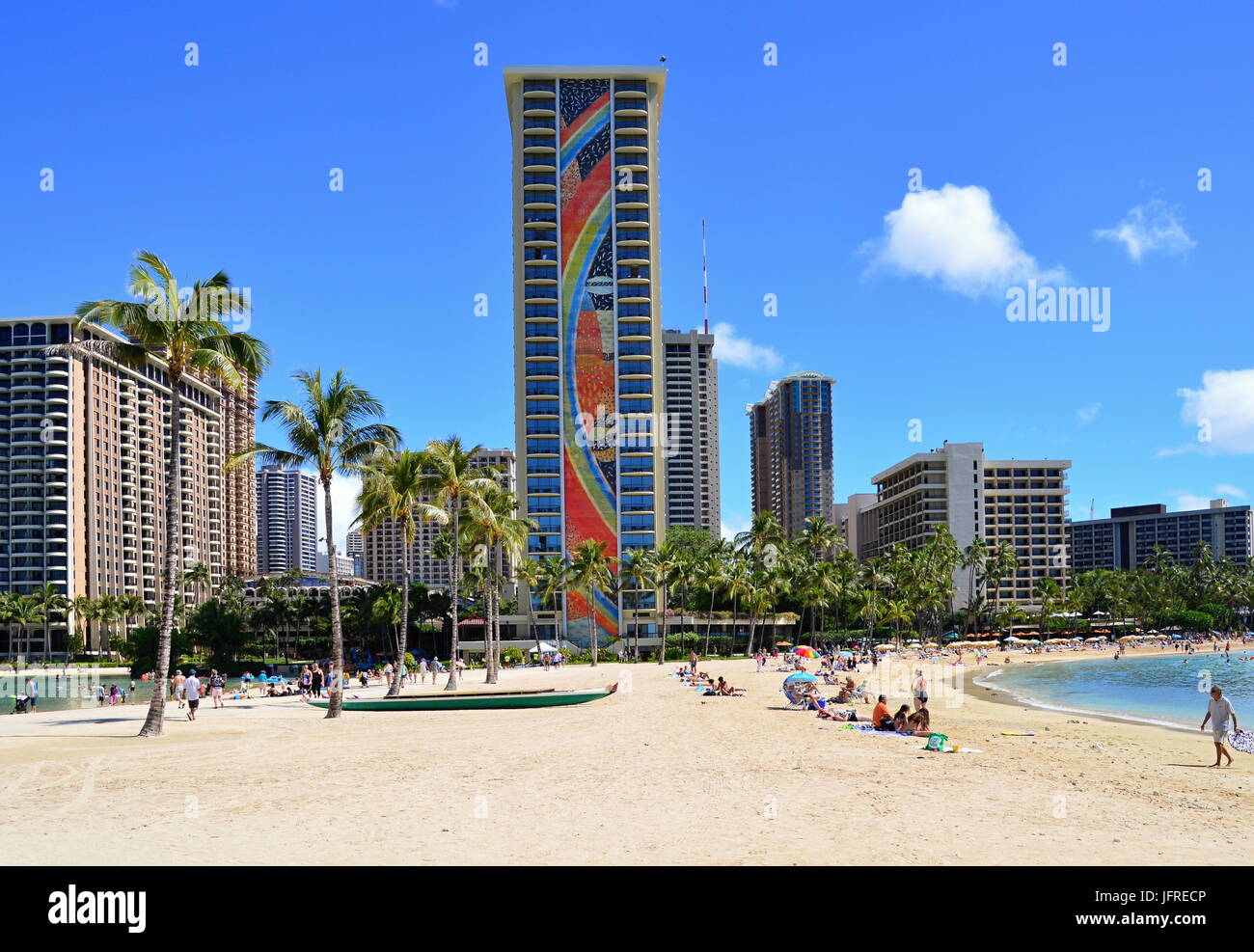 Waikiki Beach Stockfoto