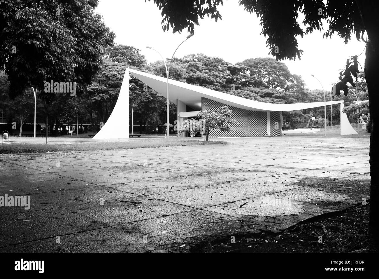 Our Lady of Fatima Church, Brasilia, 1959, Architekt Oscar Niemeyer Stockfoto