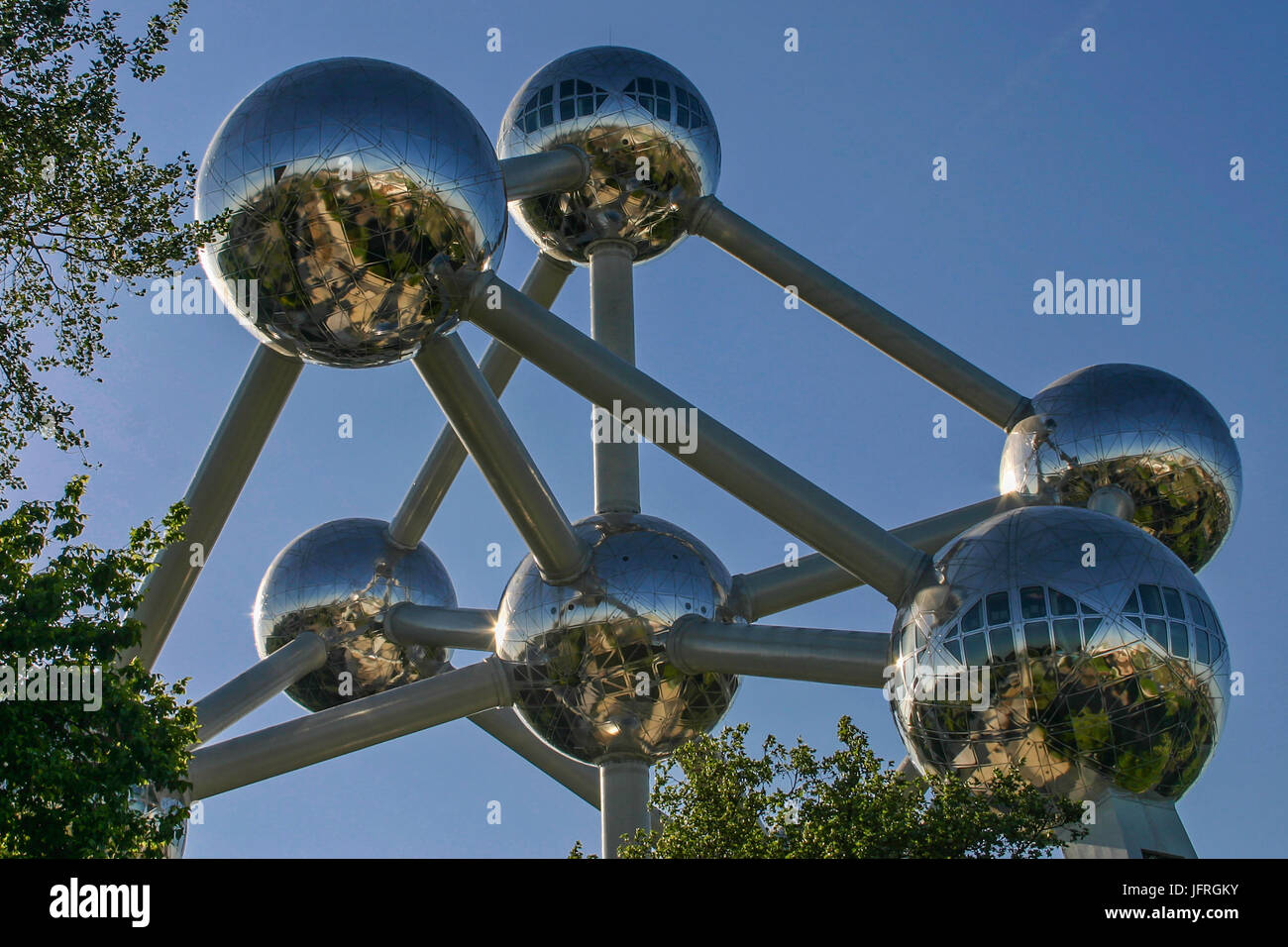 Das Atomium, Brüssel Stockfoto