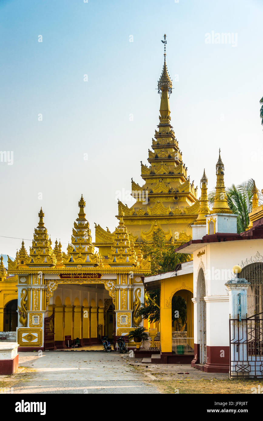 Buddhistische Tempel, Wat, Hsipaw, Shan State in Myanmar Stockfoto