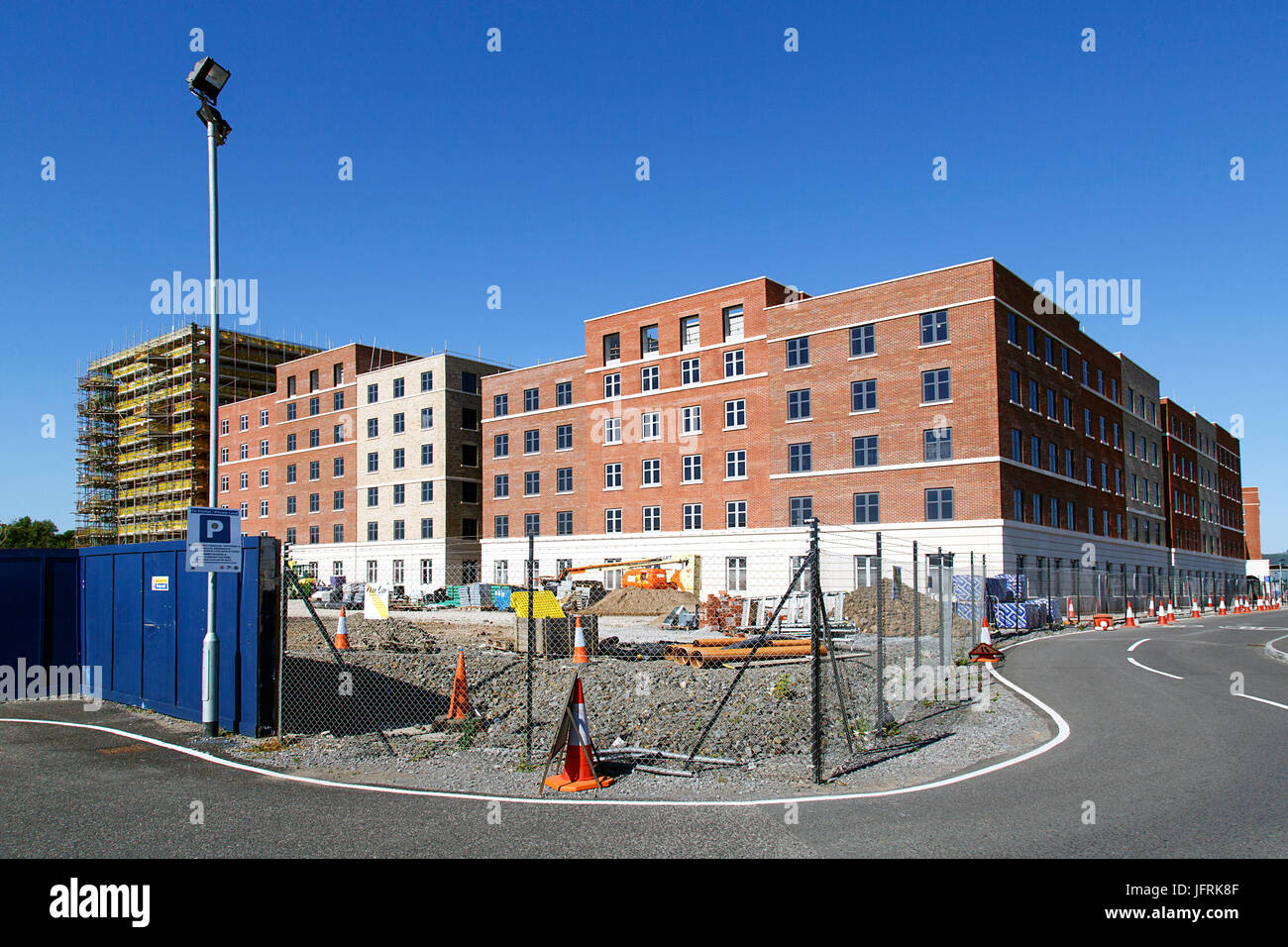 Swansea Universität Bay Campus - im Bau Stockfoto
