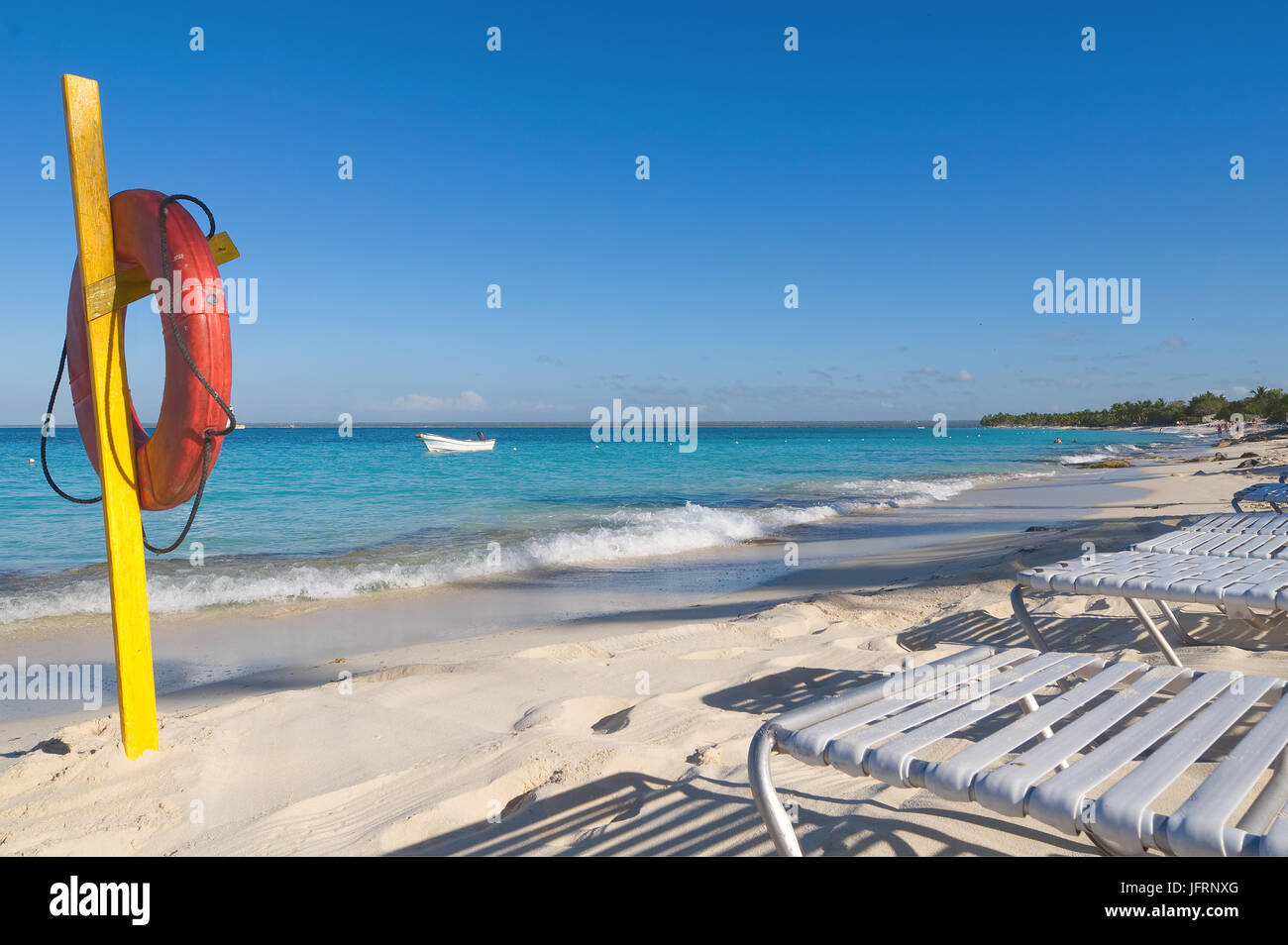 Catalina Island - Playa De La Isla Catalina - tropischen Karibik Stockfoto