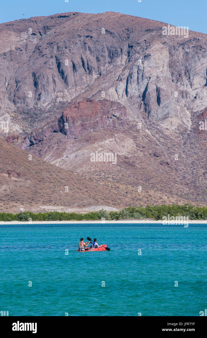 Playa Balandra Meer von Cortes, Baja California Sur, Mexiko Stockfoto