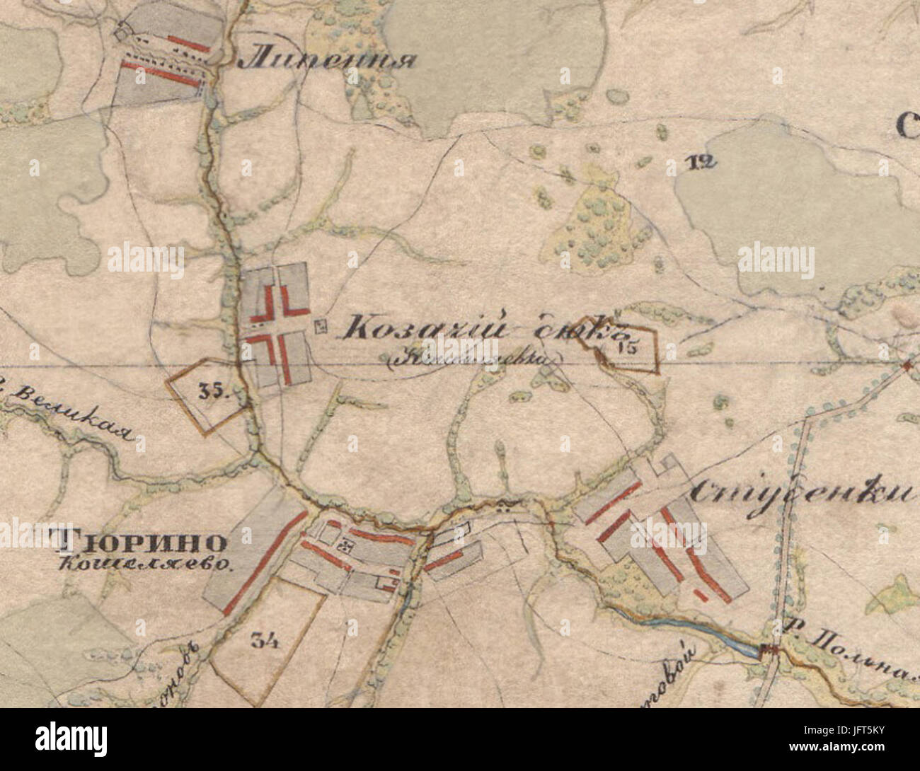 D0A1D0B5D0BBD0BE D09AD0B0D0B7D0B0D187D0B8D0B9 D094D18ED0BA Stockfoto