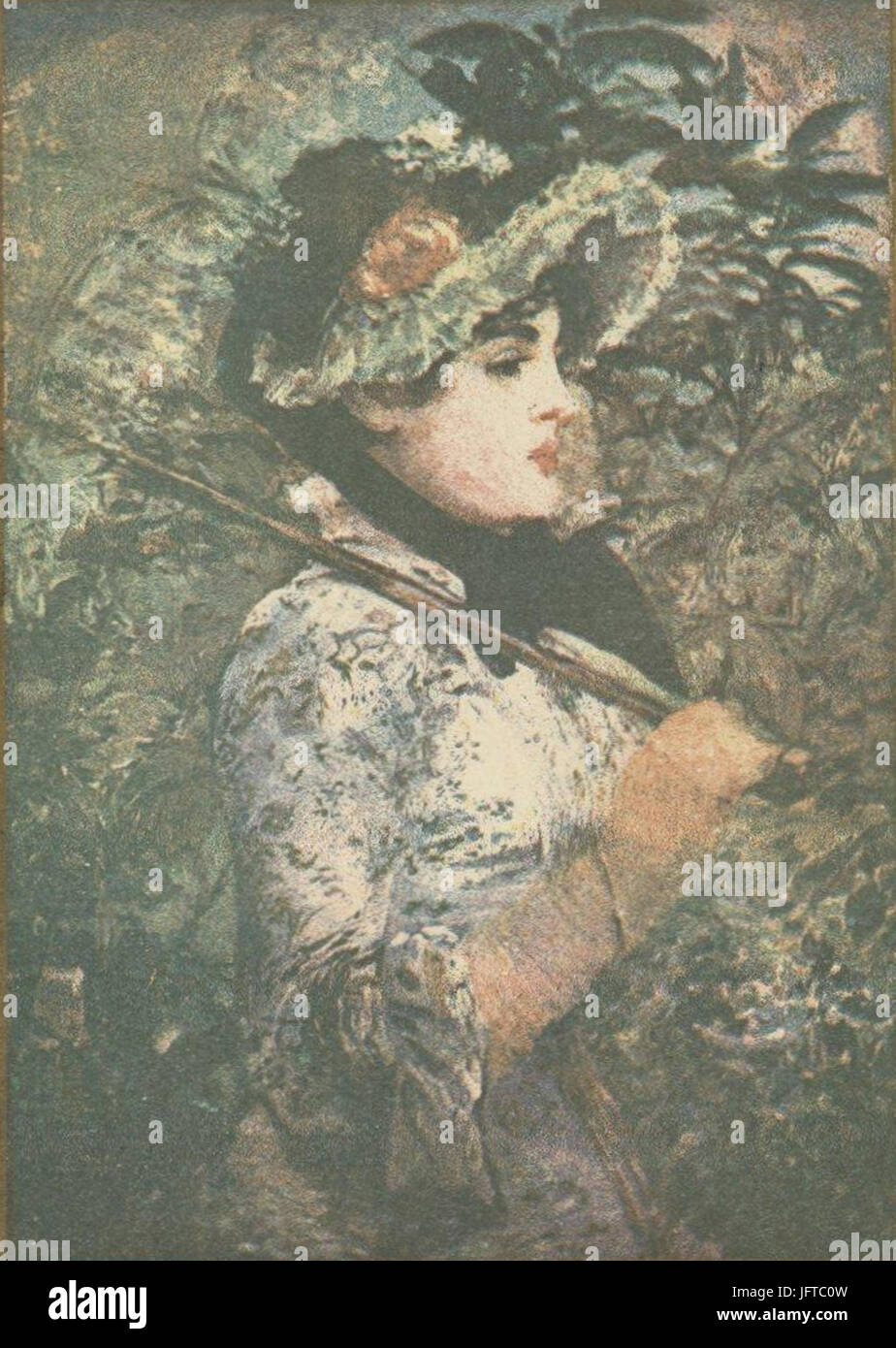 Édouard Manet - Jeanne - Le Printemps (Lithographie) Stockfoto