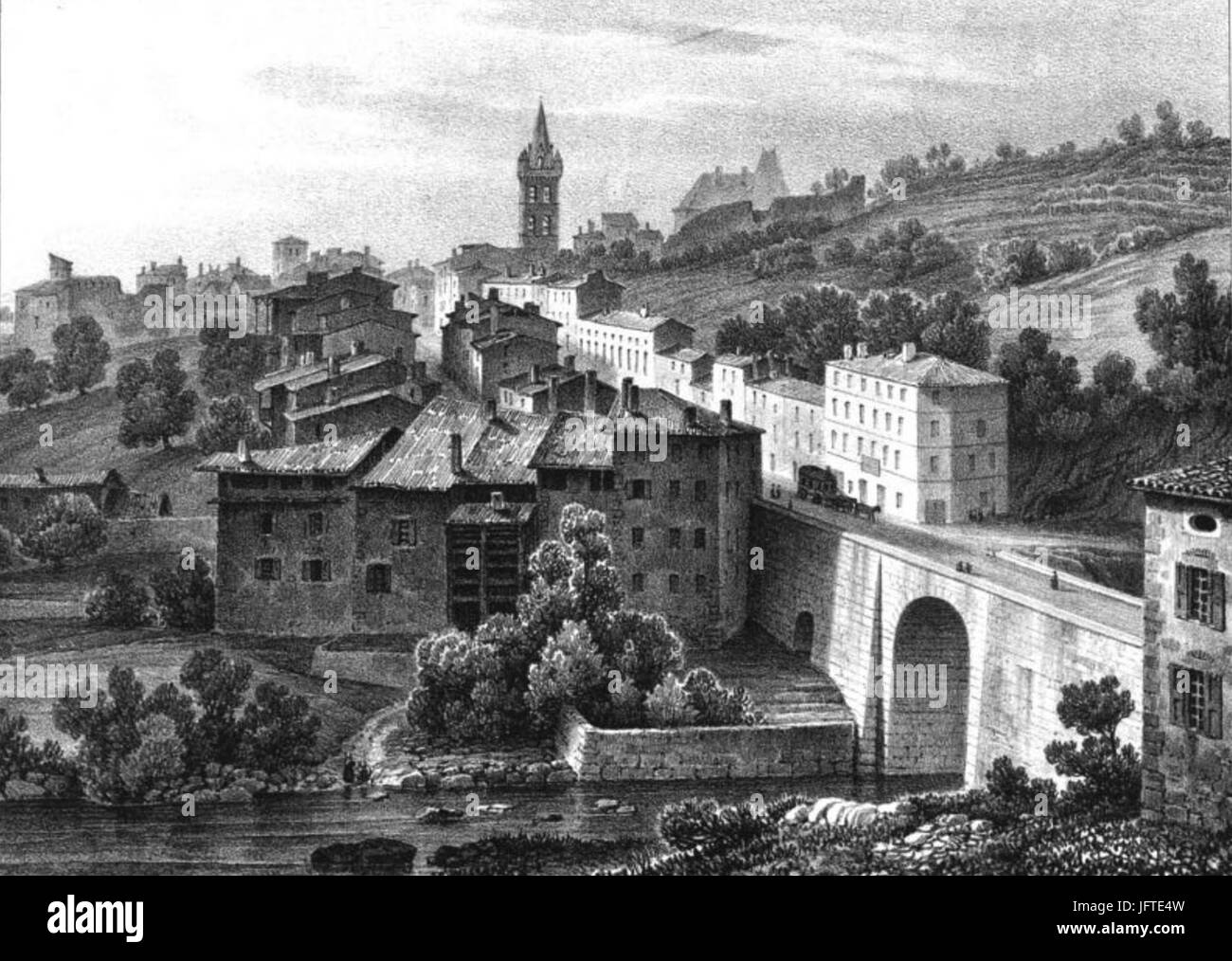 021 Album Dauphiné, St. marcellin, Isère, n. beschnitten Stockfoto