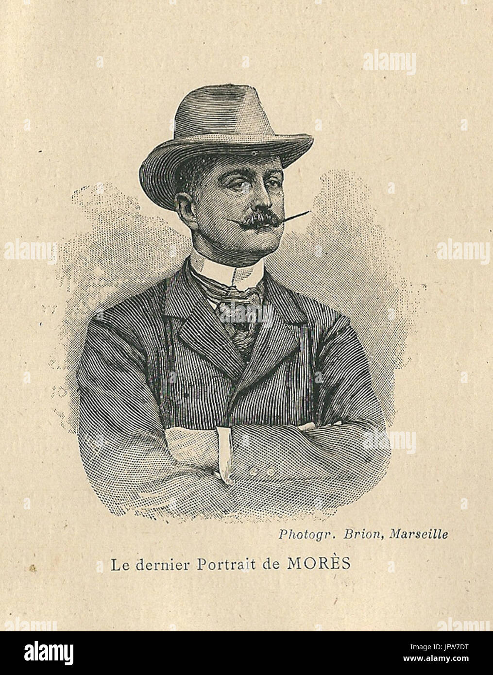 Antoine Morès-A-08 Stockfoto