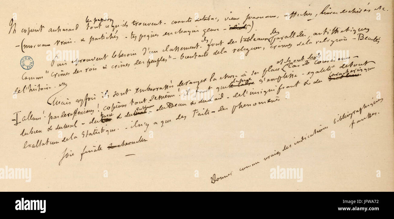 Bouvard et Pécuchet Plan Folio 5 Stockfoto