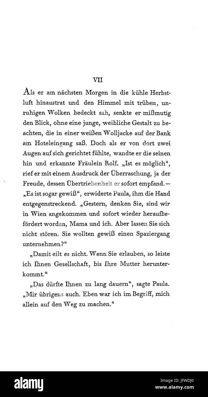 Arthur Schnitzler - Flucht in Die Finsternis - 063 Stockfoto