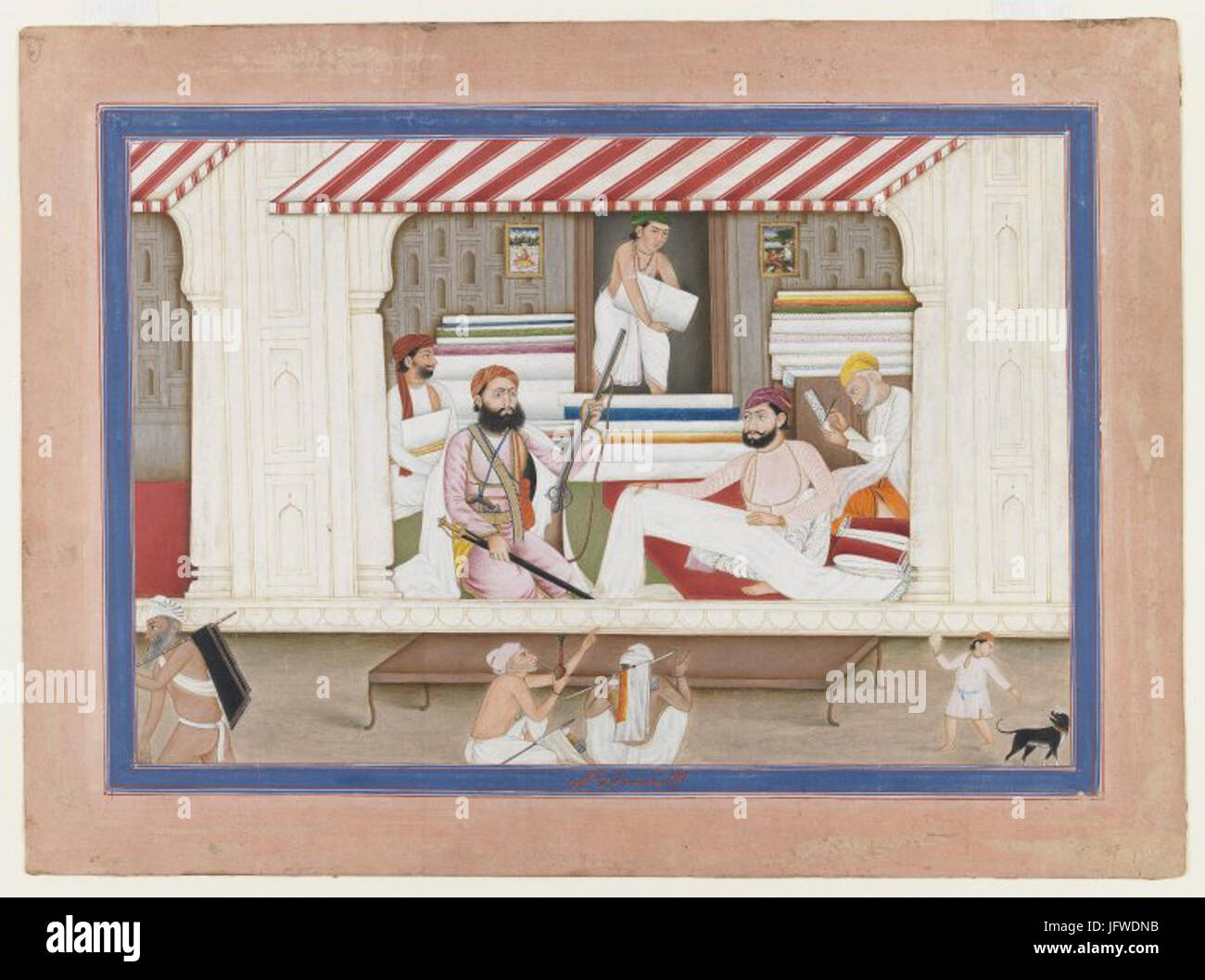 Brooklyn Museum - Tuch Händler s Shop - Basarat Stockfoto