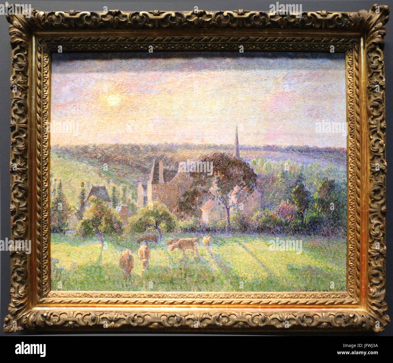 Camille Pissarro, Paesaggio ein Éragny, 1897 Stockfoto