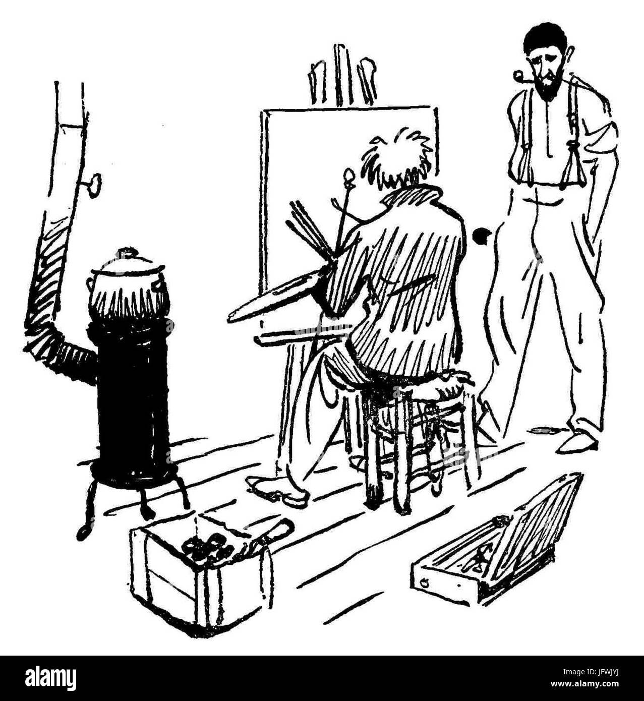 Carlègle - Les Linottes Seite 0178 Stockfoto