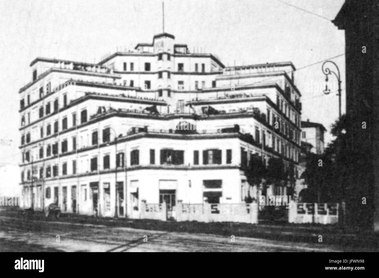 Casa ICP Sant Ippolito Roma 1930 Stockfoto