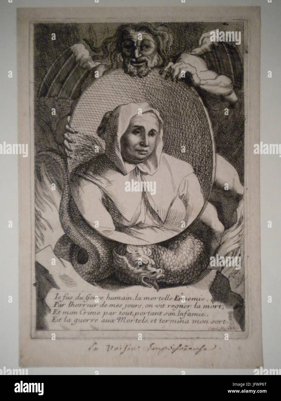 Catherine Deshayes (Monvoisin, Dite «La Voisin») 1680 Stockfoto