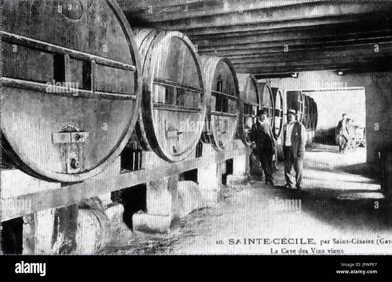 Cave des Vignerons de Sainte-Cécile À Saint-Césaire (Nîmes) Stockfoto